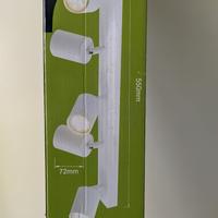 Binario da soffitto con 5 faretti LED