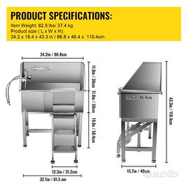 Toelettatura per Cani e Animali, Vasca da Bagno Do - Giardino e Fai da te  In vendita a Pisa