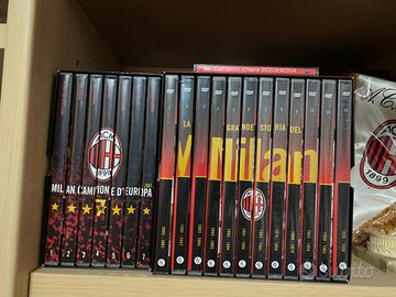 Box cofanetto 12 dvd la grande storia del milan ne