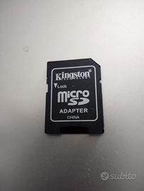 ADATTATORE KINGSTON x MEMORIA MICRO SD SDHC SDXC