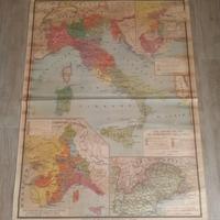 Cartina Storica Unità d'Italia De  Agostini