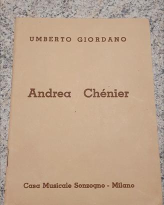 libretto opera Andrea Chénier 1951