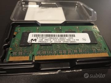 Modulo RAM 1gb 2rx16