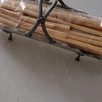 porta grissini in peltro 