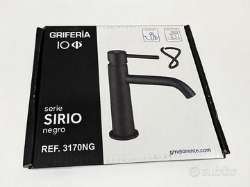 Rubinetto lavabo GME Sirio nero - nuovo