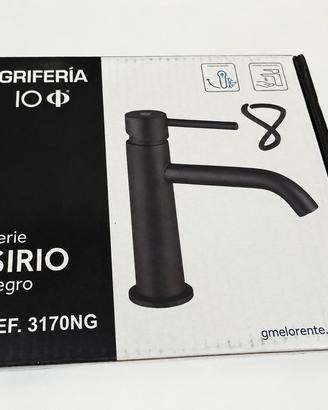 Rubinetto lavabo GME Sirio nero - nuovo
