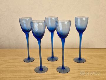 Set 5 calici da liquore
