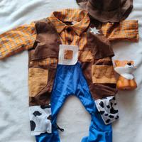Costume vestito carnevale cowboy sceriffo 