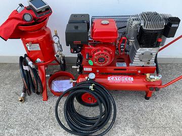 NOLEGG sabbiatrice + kit protezione