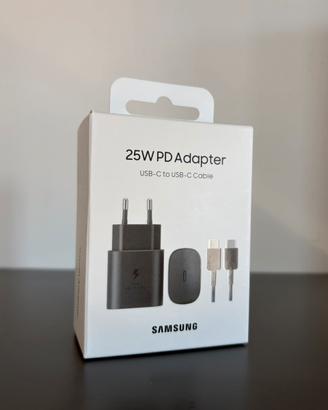 NUOVI Samsung Caricatore 25W + Cavo  3A Type-C 1M