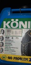 Catene neve nuove mai usate imballate 070 marca+