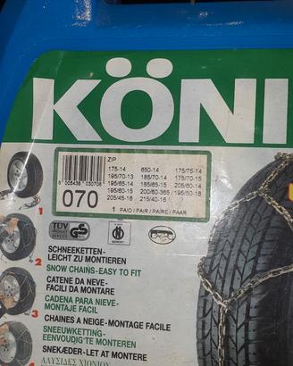 Catene neve nuove mai usate imballate 070 marca+