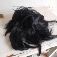 Parrucca lunga di colore nero