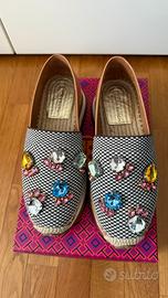 Esadrillas cuoio e pietre Tory Burch n.36.5