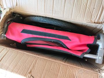 Rimorchio bici per cani -Nuovo mai usato -Carrello