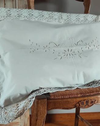 Federa Cuscino d'Arredo Pizzo Tombolo