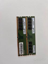 RAM Desktop DDR4 16GB (2x8GB) Samsung 2666MHz Leno