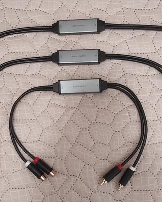 Isolatore di Massa Audio RCA (Filtro Anti-Ronzio)