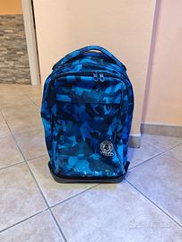 Zaino Trolley Invicta – Fantasia Mimetica blu 