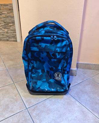 Zaino Trolley Invicta – Fantasia Mimetica blu 