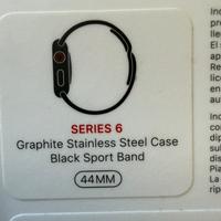 Apple Watch 6 44 mm GPS+Cellular Acciaio Graphite