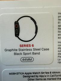 Apple Watch 6 44 mm GPS+Cellular Acciaio Graphite