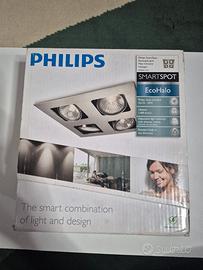 faretto incasso quadruplo Philips Smartspot