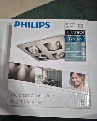 faretto incasso quadruplo Philips Smartspot