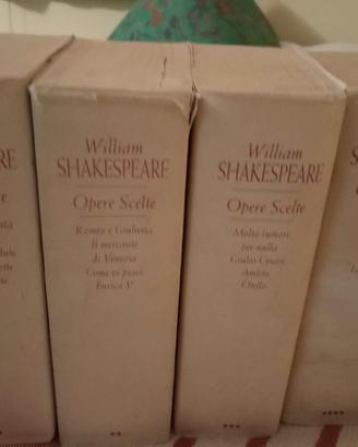libri William Shakespeare collezione 