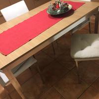 Tavolo in rovere e acciaio