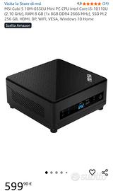 Mini PC MSI + Monitor Acer