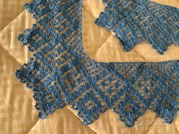 Pizzo uncinetto per lenzuolo matrimoniale