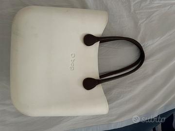 Borsa Obag bianca con sacca interna