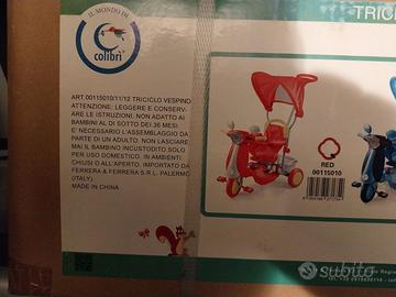 Triciclo vespa colibrì 