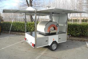 Carrello forno pizza