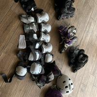 Kit pattini roller uomo donna bambino