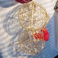 Palline stella e vasetto natale