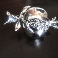 Melograno portafortuna n.7 bomboniere argento