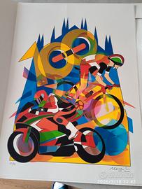 QUADRO OPERA GRAFICA ARTISTA NESPOLO UGO 70X50