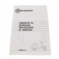 Variante manuale stazioni di servizio Piaggio Vesp