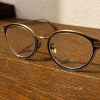 Anthony Oval Optical Frame in Metallic Brown