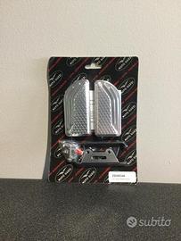 Coppia pedane pilota cnc alliminio