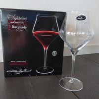 8 calici vino rosso Luigi Bormioli nuovi