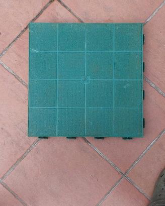 40 piastrelle giardino ArtPlast Combi 40x40 verdi