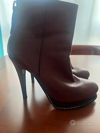 Stivaletti pelle impermeabili Geox donna