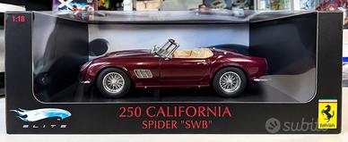 Hot Wheels Elite Ferrari 250 California 1:18 P9897