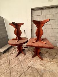 Tavoli in legno 80x80