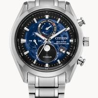 CITIZEN TSUKI-YOMI BLU DIAL super titanium