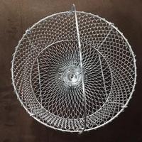 Cestello in acciaio frittura scolapasta amc nuovo