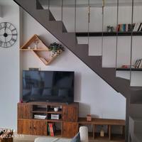 Mobile tv componibile in legno di abete